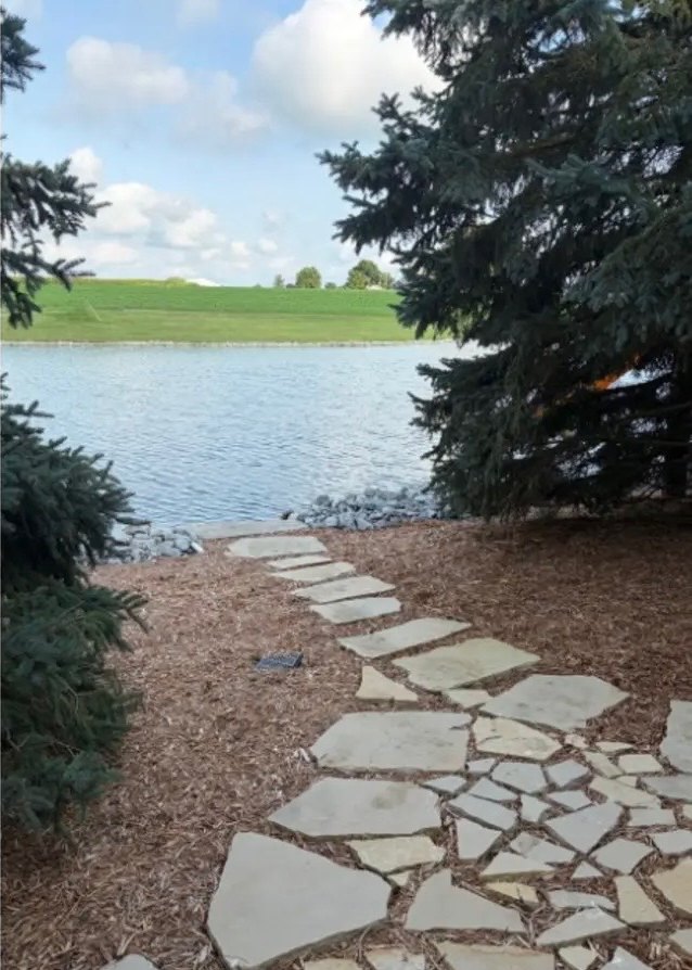 Flagstone Walkway — after