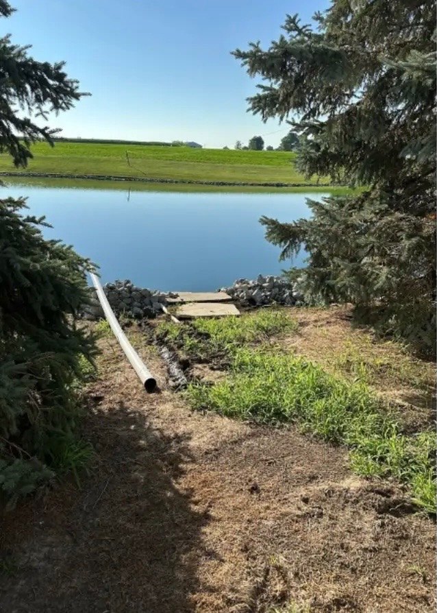 Flagstone Walkway — before