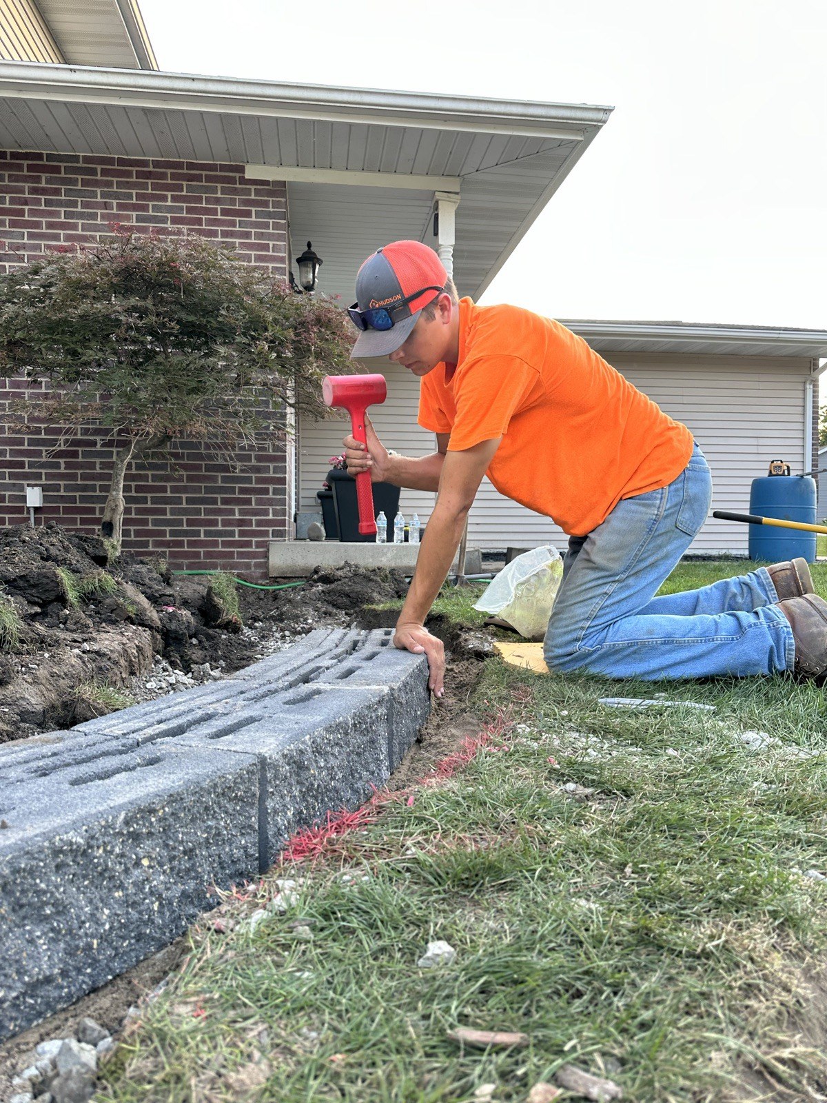 Retaining Wall Build